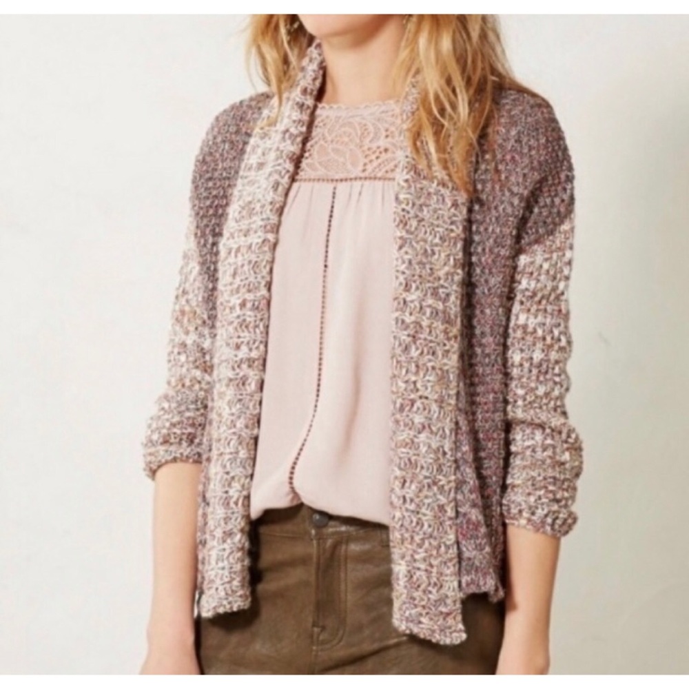 Moth Anthropologie Open Front Cardigan